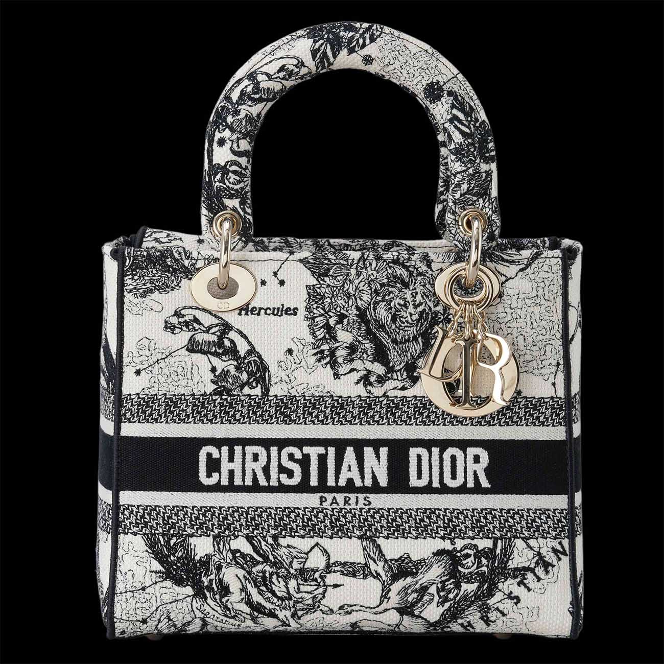 CHRISTIAN DIOR(USED)크리스찬디올 레이디 D Lite 미디엄 백